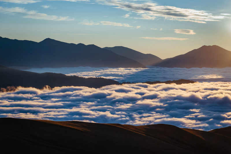 Утро в горах