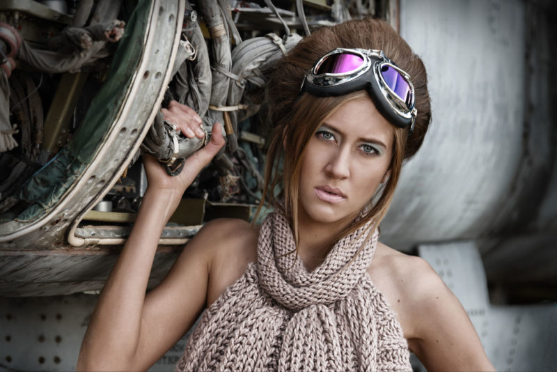 Фотосессия на самолётах 12