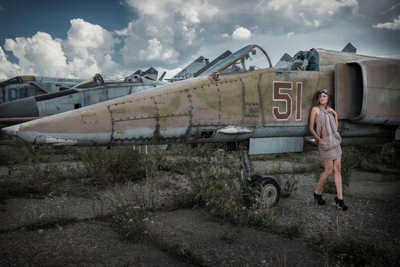 Фотосессия на самолётах 18