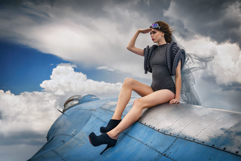 Фотосессия на самолётах 16