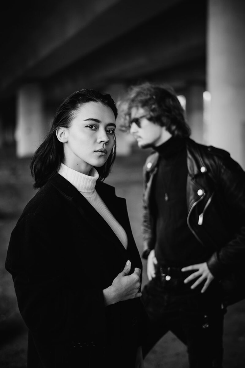 Люди в чёрном - Love Story стильной пары. 010