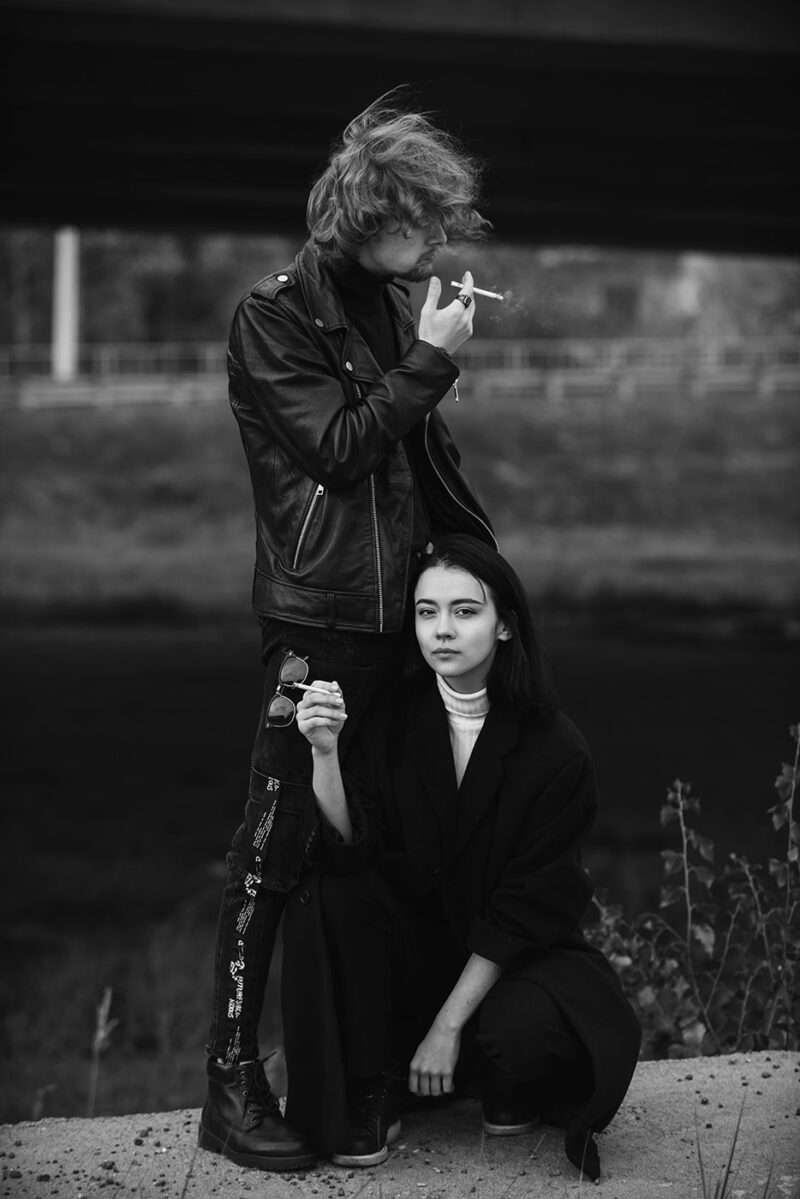 Люди в чёрном - Love Story стильной пары. 020