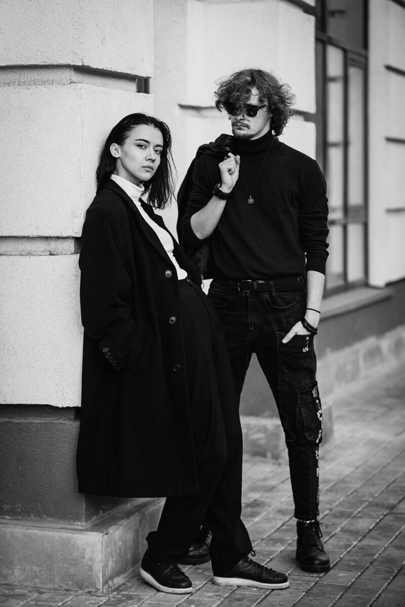 Люди в чёрном - Love Story стильной пары. 039