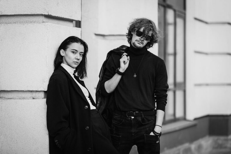 Люди в чёрном - Love Story стильной пары. 040