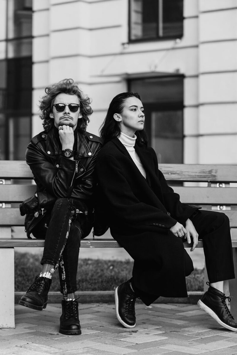 Люди в чёрном - Love Story стильной пары. 043